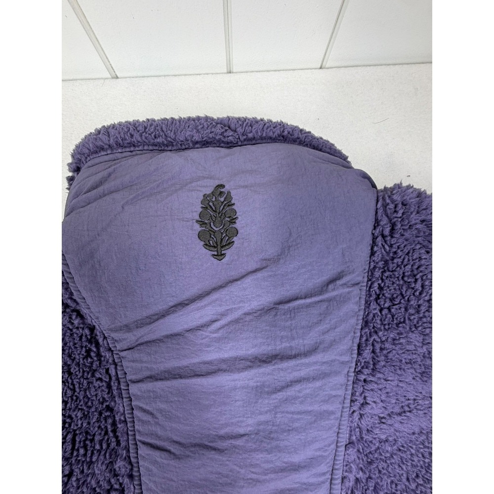 Free People Movement Women's Scout It Out Fleece Vest Purple Size Large NEW NWT - Picture 8 of 9